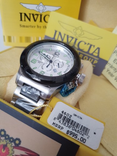 Invicta Russian Diver Classic Gen1 Silver/Black Protective Crown Swissmade Rare - Picture 2 of 8