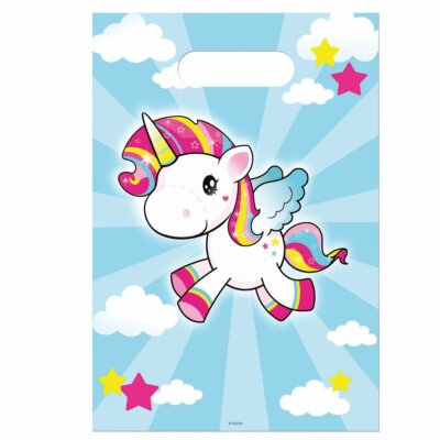 Einhorn Unicorn Geschenktüte Party Partytüte Bag Geburtstag Birthday Mitbringsel