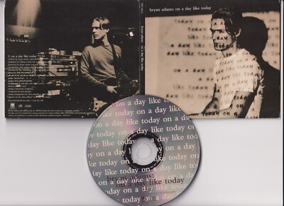 Bryan Adams   On A Day Like Today - 1 Track Promo Digipak Single CD 1998 A&M
