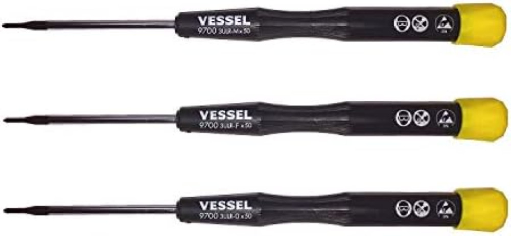 Sistema di Avvitamento ESD Triwing 3ULR - Set Professionale 3 pz