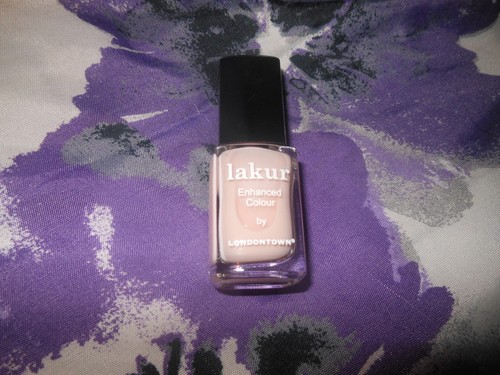 LAKUR BY LONDONTOWN ENHANCED COLOUR NAIL POLISH INVISIBLE CROWN PINK O.4 OZ