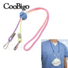 Adjust Face Mask Lanyard Face Mask Necklace Mask Strap Holder Rainbow Wholesale