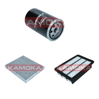 KAMOKA Inspektionspaket Filterset passend für Hyundai Santa Fé II 2.2 CRDi