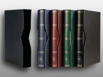Prophila Collection Schutzkassette für Briefmarkenalben 60 und 64 Seiten schwarz