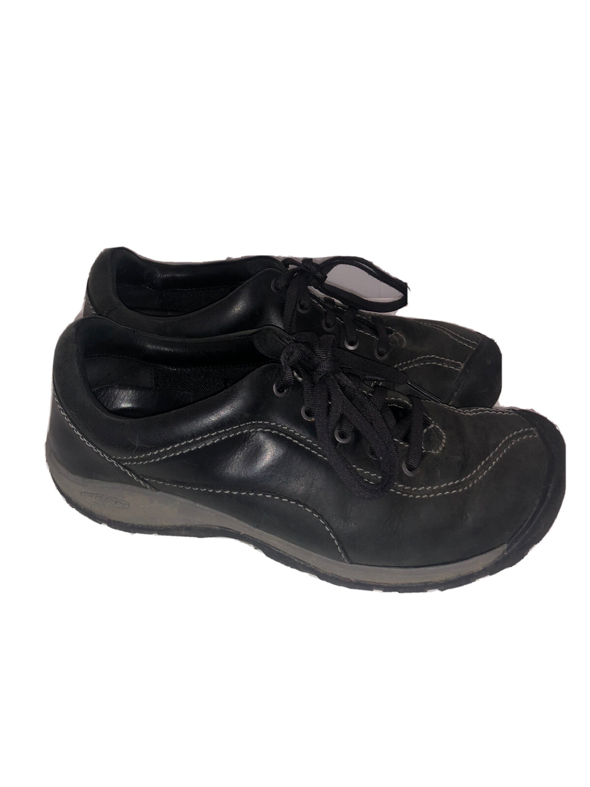Sneaker donna Keen Presidio II 2 escursionismo casual pelle nera taglia 8 stringate