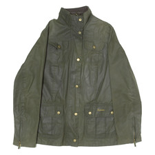 Barbour Morris & Co Womens Wax Jacket Green Uk 14