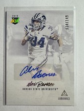 K307,345 - 2019 Panini Luminance Rookie Ink Gold #38 Alex Barnes Auto #/149