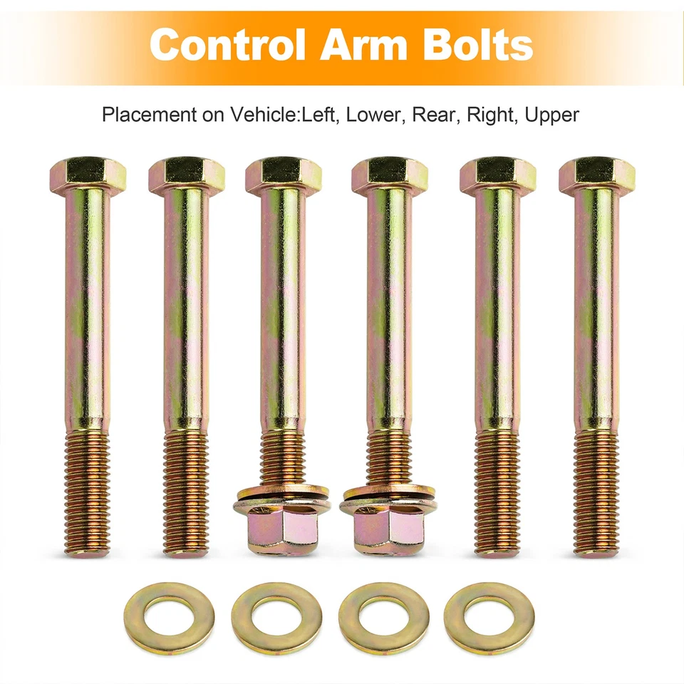 Juego de pernos de grillete y resorte de hoja de suspensión trasera - se adapta a Jeep Cherokee XJ (84-01) Foto 4 de 4