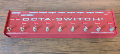 Carl Martin Octa-Switch MK 2 Gitarren-Effekt-Pedal Loop-Umschalter