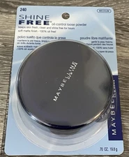 Maybelline Shine Free Oil Control Loose Powder Medium 240 Brand New In Package