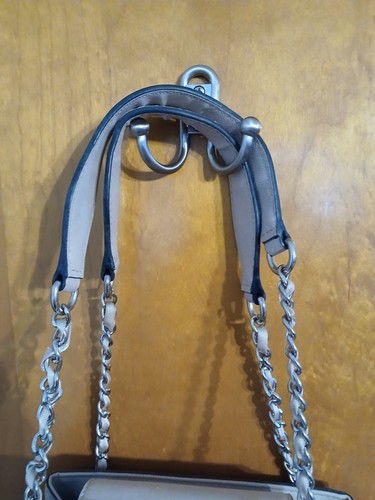 Guess Handbag / Purse Ronan Blush With Silver Chain VY510106 - Picture 7 of 13