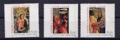 Vatikan - 2006 - Mi.-Nr. 1548-1550 500. Todestag von Andrea Mantegna **