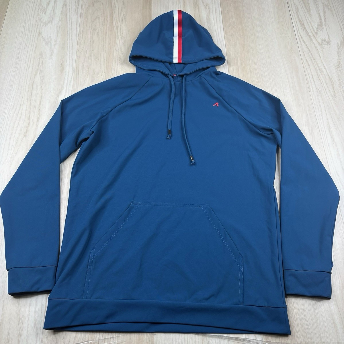 REDVANLY Leavitt Mens Midnight Navy Golf Pullover Athletic Hoodie Size S Small View 2