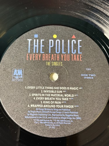 The Police – Every Breath You Take: The Singles LP RCA Club SP-03902-3 1983 - Picture 12 of 20