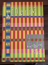 Kinetic Rave Flyer , 1st Birthday 92/93 , A4