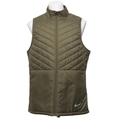Nike Running, Outdoor Weste, Herren, Größe: L, model: aerolayer, Grün #gBm