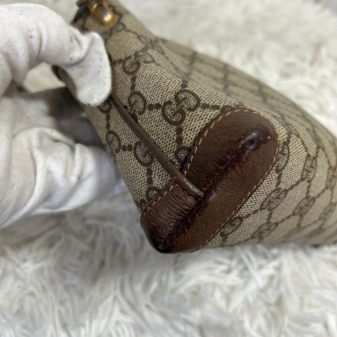 GUCCI Old Gucci Leather Interlocking Shoulder Bag… - image 12