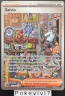 Carte Pokemon SALVIO 212/162 FA Full Art EV5 Ecarlate et Violet TEF FR NEUF