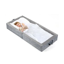 Portable Toddler Travel Bed - Foldable Soft Foam Floor Crib, Ge... USA FAST SHIP