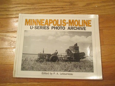 Minneapolis Moline u Series photo archive tractor Farm agriculture Farming Book