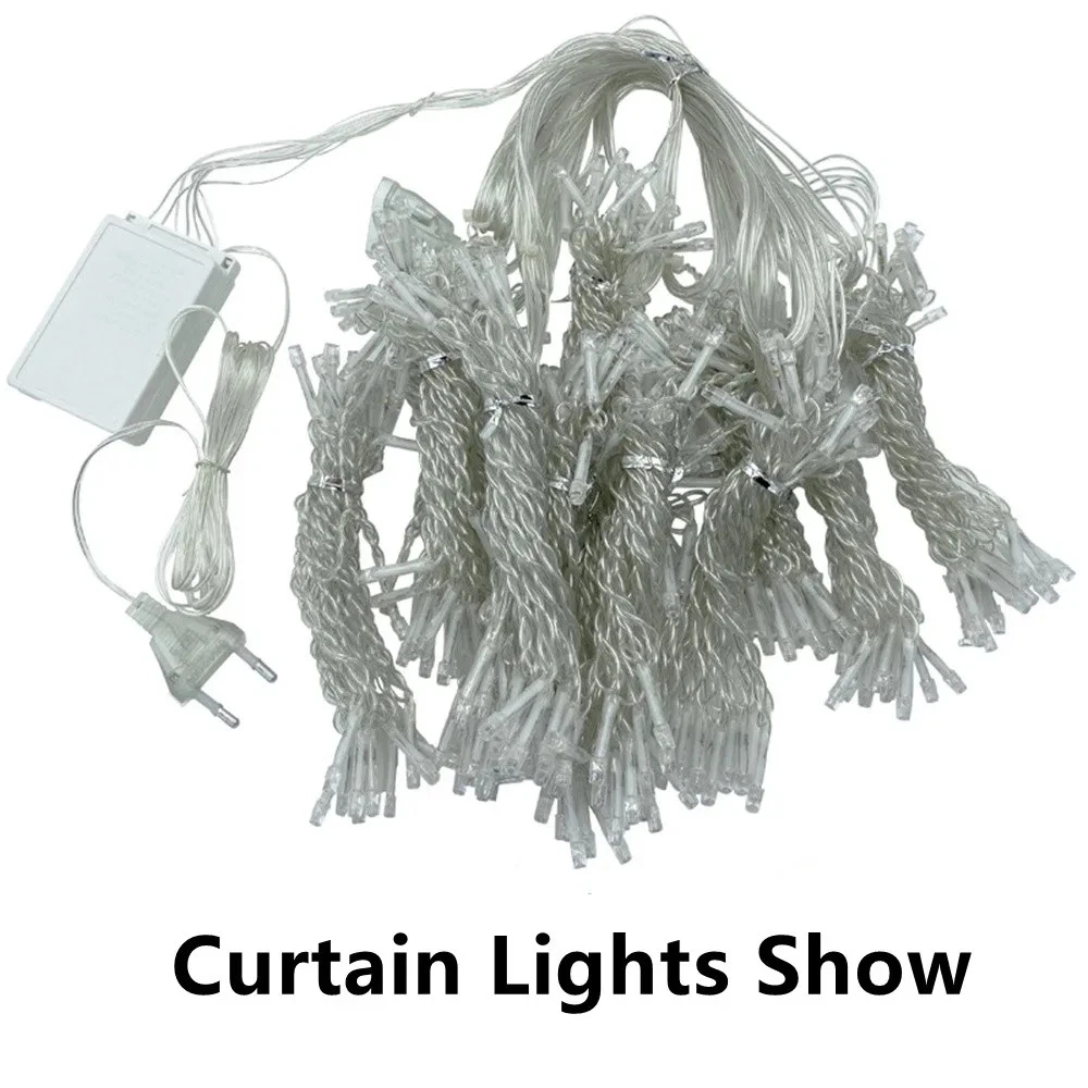 LED Curtain Icicle String Lights Waterproof Fairy Lights Wedding Party Decor
Opens in a new window o