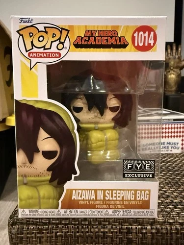 Funko Pop My Hero Academia Aizawa Sleeping Bag #1014 FYE Exclusive w/protector