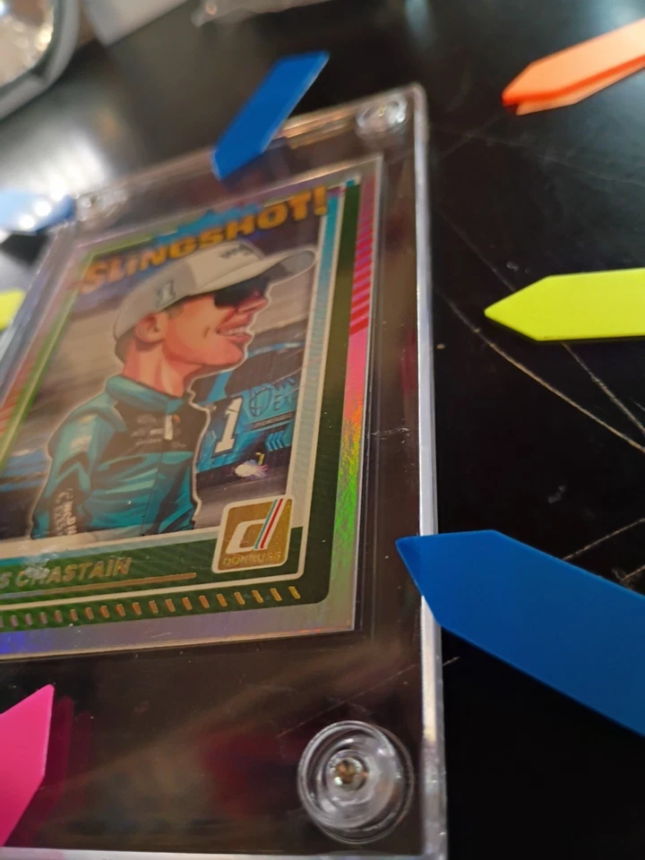 2025 Panini Donruss #5 Ross Chastain ¡Honda! Tarjeta de carreras SSP Case Hit NASCAR Foto 3 de 4