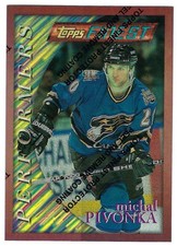 1996-97 Topps Finest Refractor #147 Michal Pivonka MINT