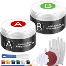 Fiberglass-Boat-Repair-Kit, Gel-Coat-Repair-Kit, The size is suitable, White