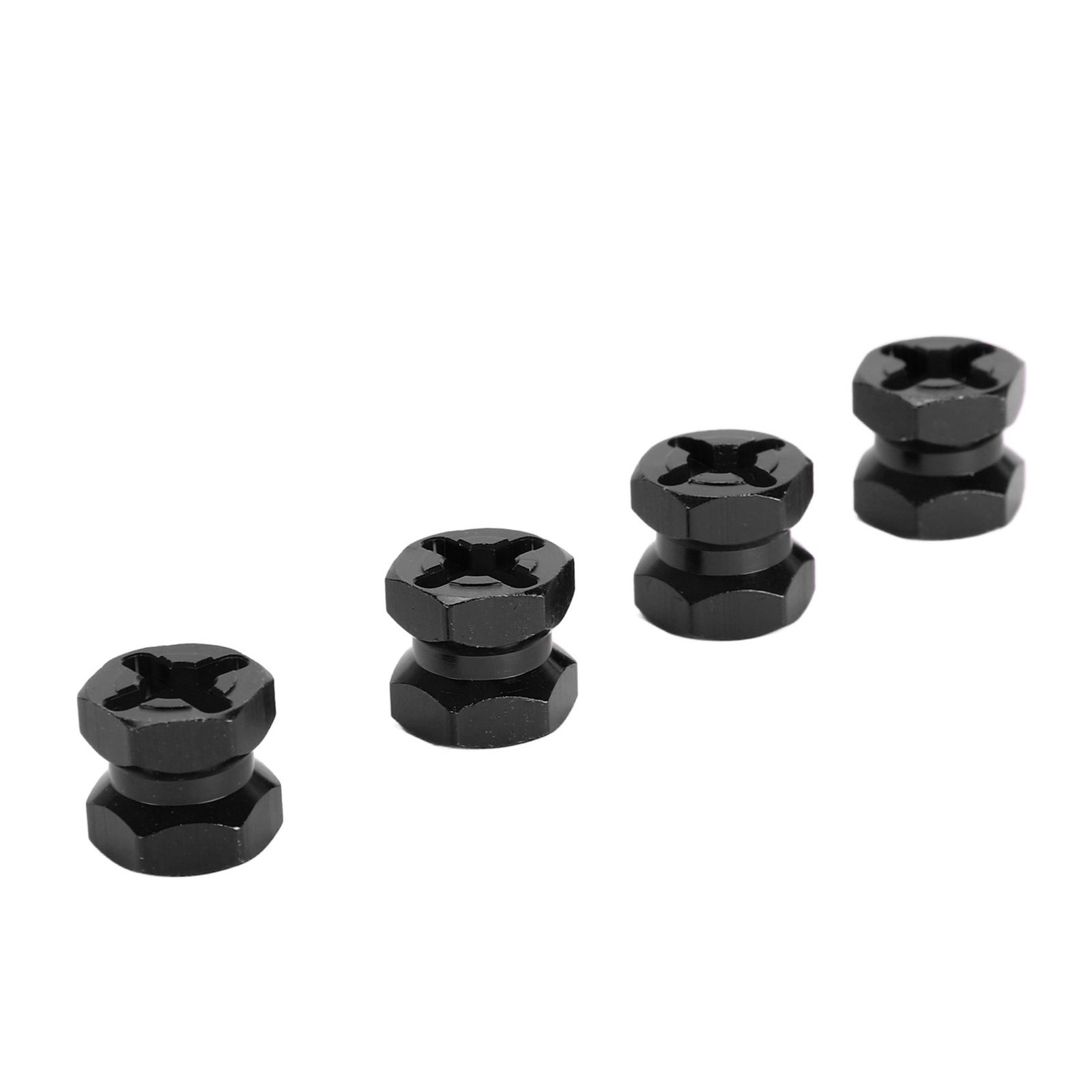 (Black) RC Wheel Hex Spacers 12mm Hex Hub Extenssion Sturdy BA