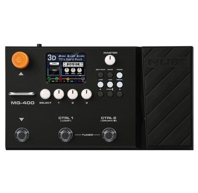 NUX MG-400 Modeling Guitar and Bass Floorboard Processor Effects Pedal