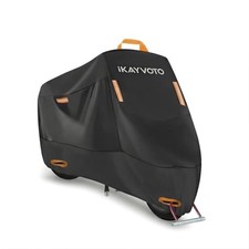 Motorcycle Cover 420D Heavy Duty All Season Waterproof Outdoor Weather 104.3"
