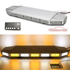 27 Led Strobe Light Bar Emergency Warning Beacon Rooftop Tow Truck Amber White