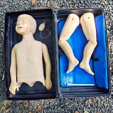 Laerdal Resusci Junior CPR Trainer Manikin w/ Hard Case -EMT Training Norway