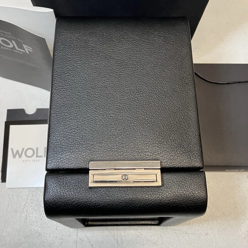 (LEER) Enrollador de Reloj Wolf Viceroy - Módulo 2.7 - Cuero - Cerradura y Llave - Ex. Estado. - Imagen 7 de 16