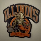 Chief Warrior Fighting Illini Magnet 3" x 2.88" +/-
