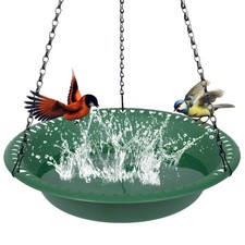 Bird Baths for Outdoors Heavy Duty, 10 inch BirdBath Bowl Only with 22 Ru