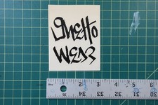 NOS Vintage Ghetto Wear Skateboard Sticker World Industries 101 Gonz Jason Lee