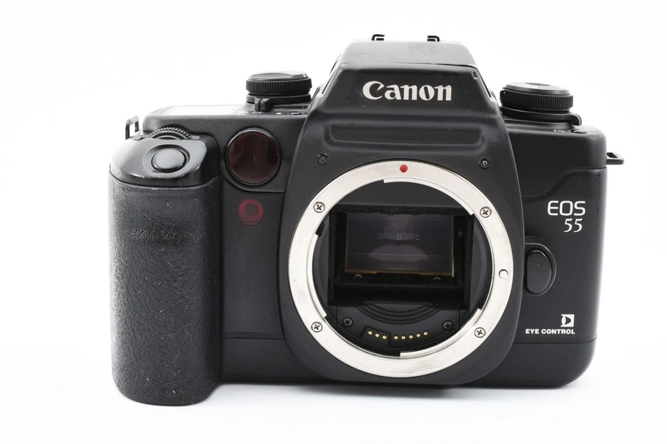 Canon EOS 55 35mm Film Camera Body Black w/Strap &Manual &Box From Jaopan F/S - Image 3 of 4