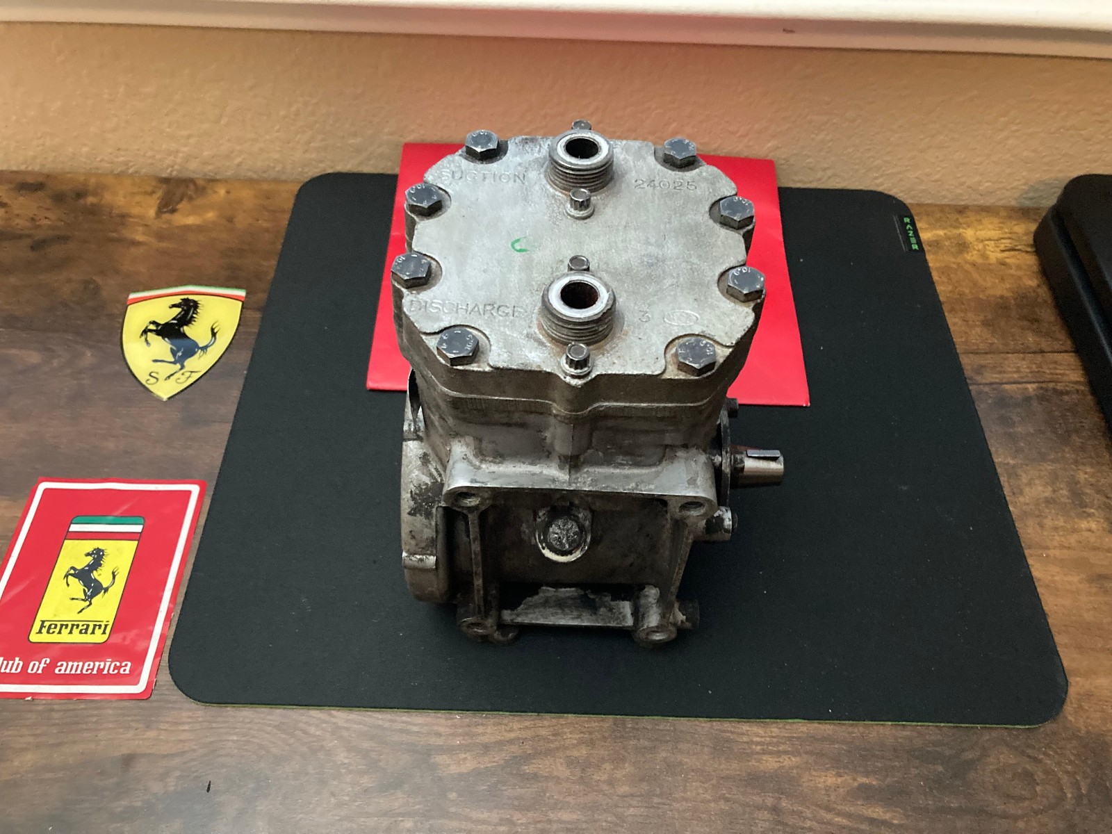 1972 Ferrari Dino 246 308 Air Conditioning A/C Compressor HG 700AP Aspera Frigo.