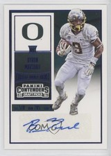 2016 Contenders Draft Picks College Ticket Blue Foil Byron Marshall Auto 15za