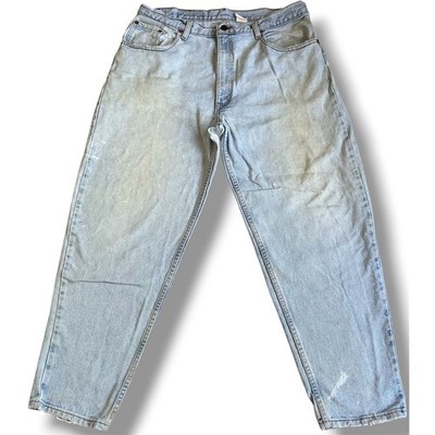 Vintage Levis 560 Relaxed Fit Tapered Leg Jeans Light Wash Made in USA 36x30