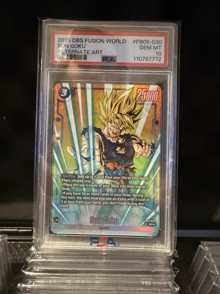 PSA10 孫悟空 アルティメットバトル　プロモ FB05-030 Dragon Ball Fusion World Son Goku FB05-030 Ultimate Battle Winner