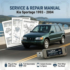 Kia Sportage 1999 2000 2001 2002 2003 Service Repair Workshop Manual On Usb