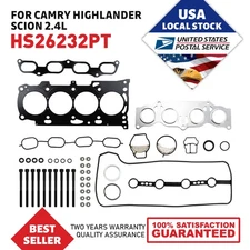 Cylinder Head Gasket & Head Bolts for Toyota Camry Scion Lexus 2.4L HS26232PT