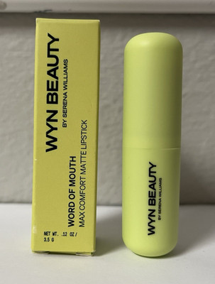 WYN BEAUTY By Serena Williams Word Of Mouth AMPED Max Comfort Matte Lipstick NIB