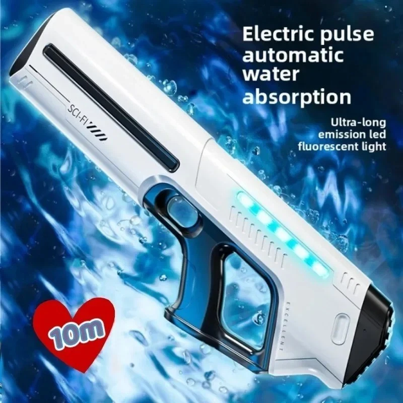 Electric Automatic Water Gun USB Rechargeable High Capacity Blaster Kids Adults - image 3 of 4
