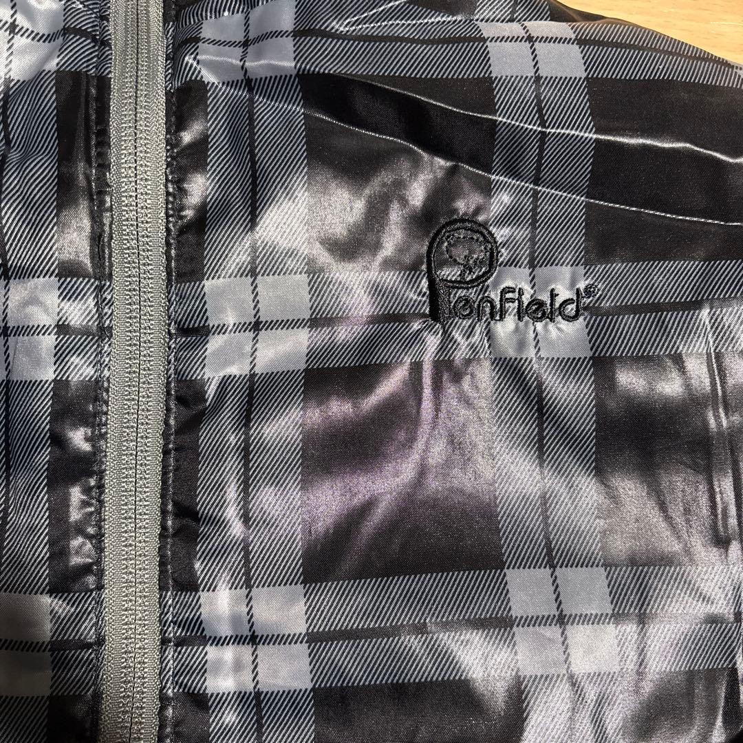 penfield nylon jacket plaid pattern reversible sh… - image 6