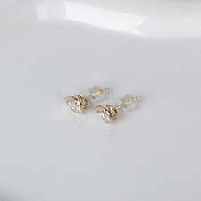 1 Ct Round Cut Lab Grown Certified Diamond St...