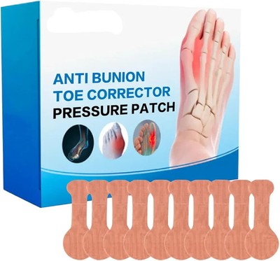 Self-Adhesive Bunion Corrector ,10 Pack  Align Toes ,Soft & Comfortable Pads
